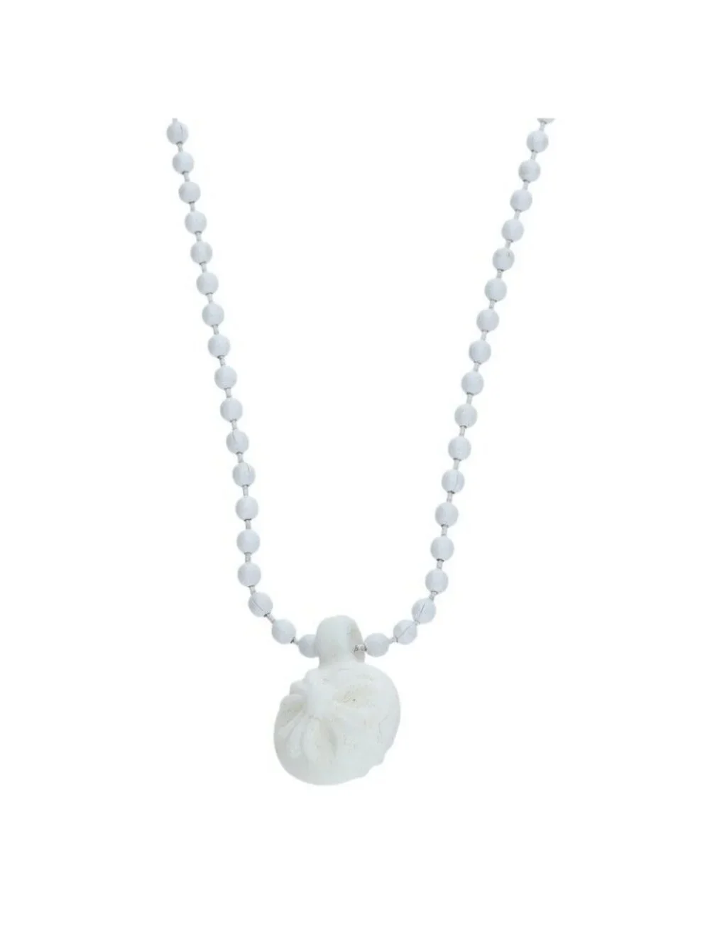Chrome Hearts Rubber Ball Cross Necklace